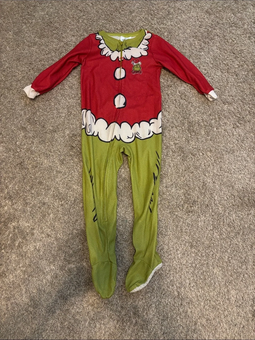 The Grinch One-Piece Pajamas size 3T